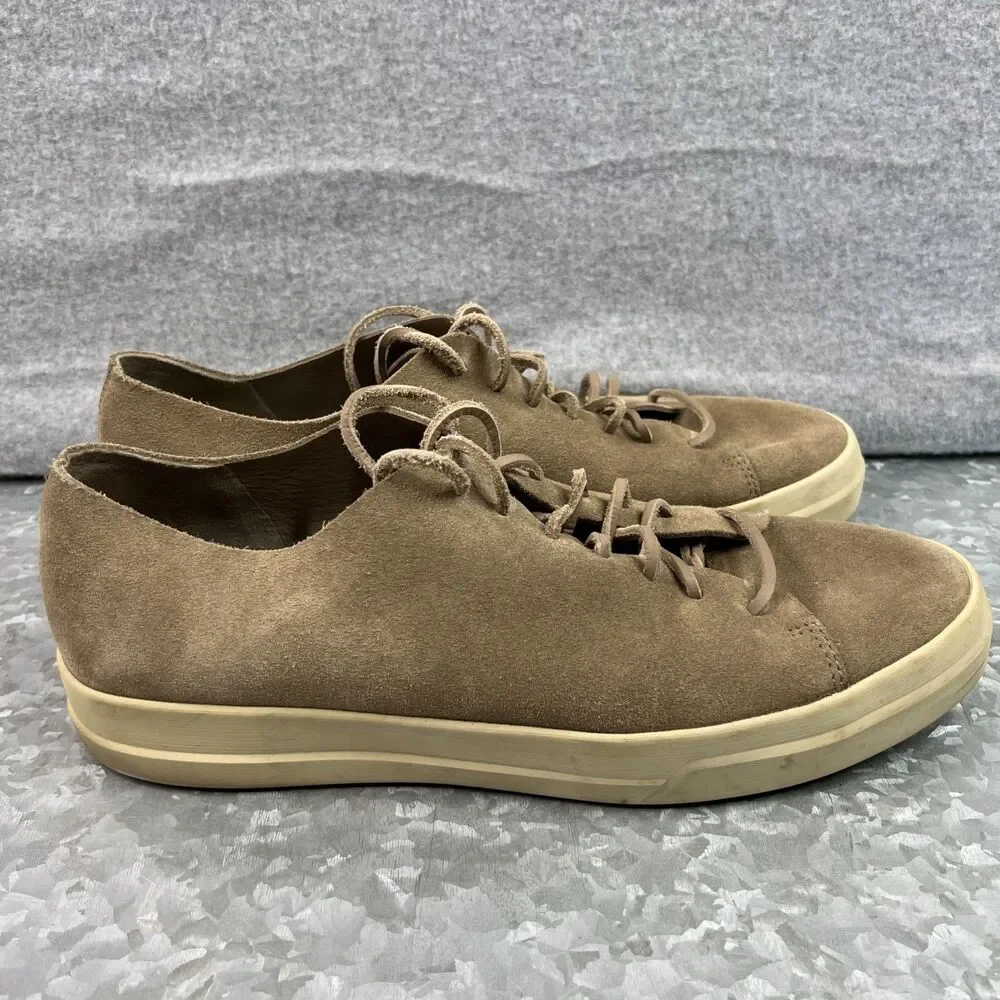 Vince Men's Copeland Suede Sneaker Beige 10 Casual Minimalist Quiet Luxury